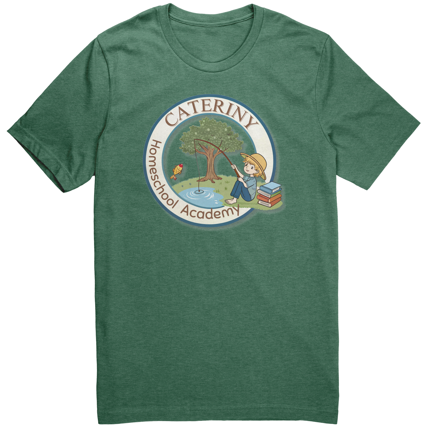 Mens_Tee-_Cateriny_Heather_Green_Grass_Front_Mockup.png
